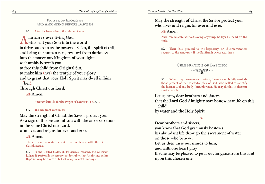 Order of Baptism of Children
