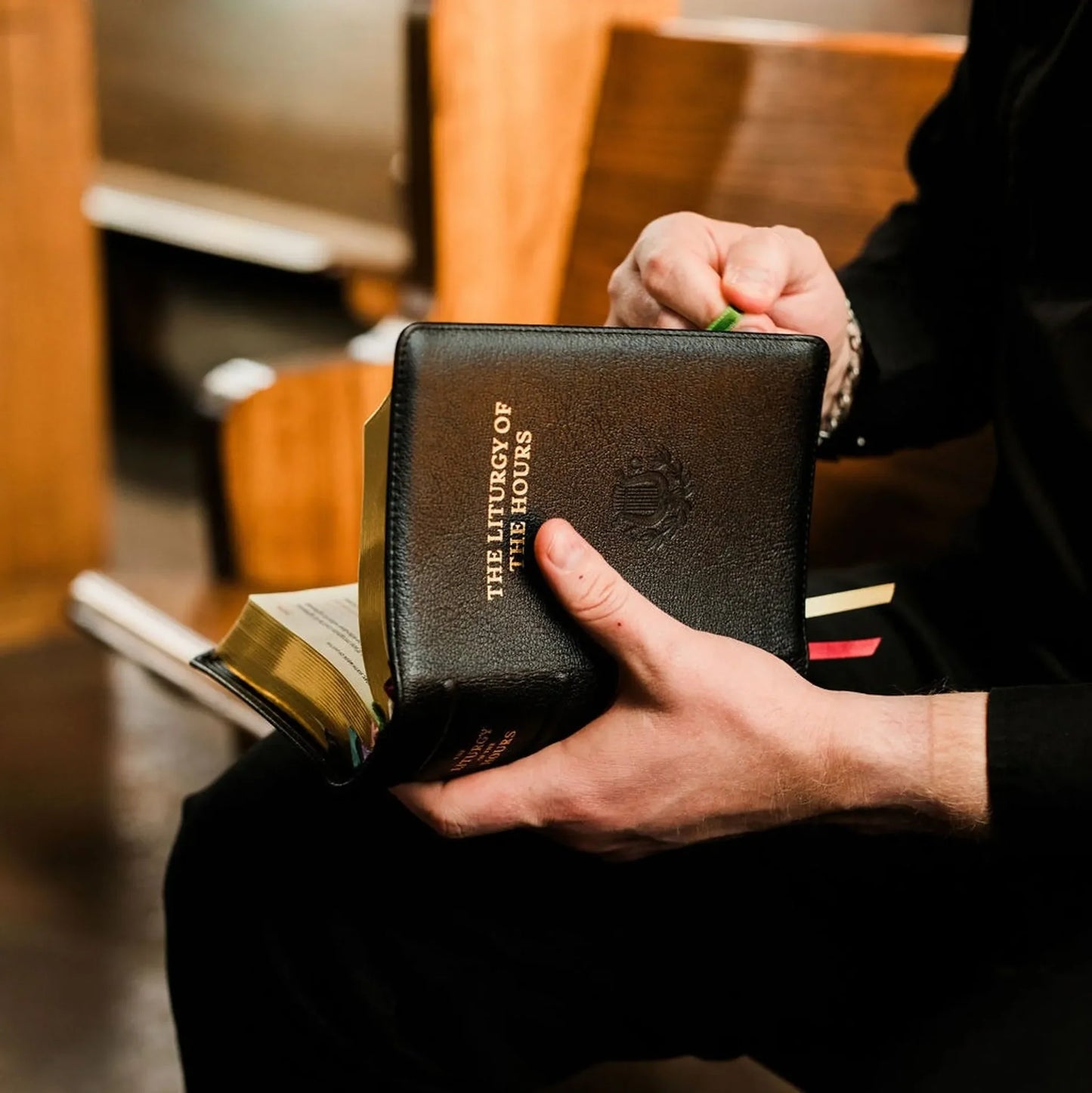 Premium Leather - Large Size - Liturgy of the Hours, 2nd Ed