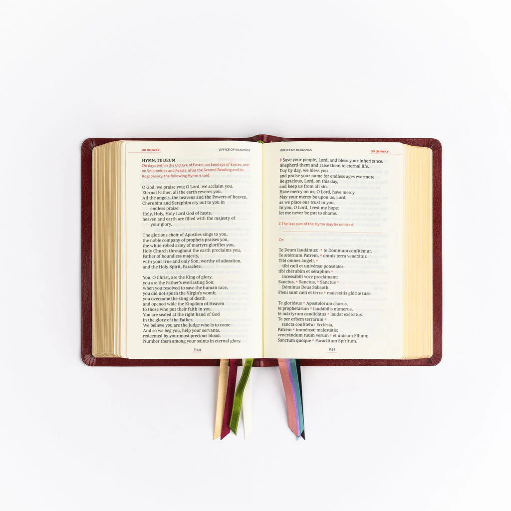 Standard Leather - Standard Size - Liturgy of the Hours, 2nd Ed