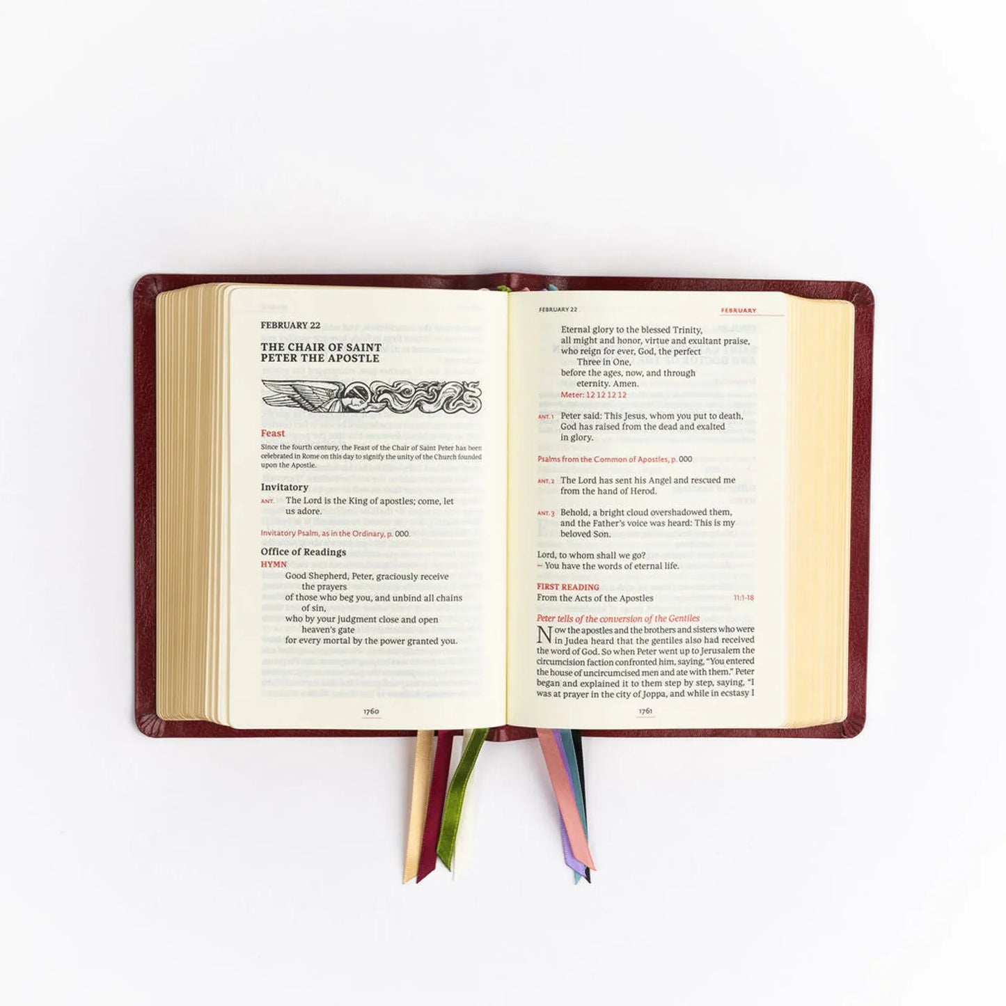 Standard Leather - Standard Size - Liturgy of the Hours, 2nd Ed