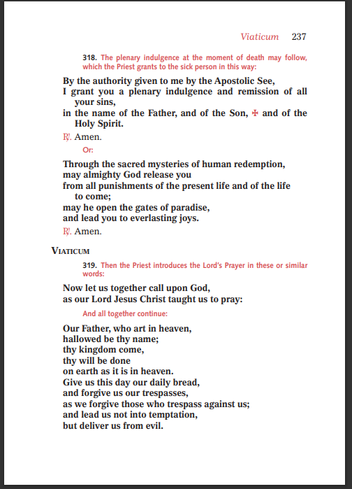 Order of the Anointing of the Sick and of their Pastoral Care - Large