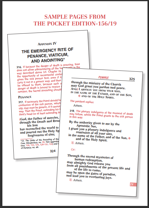 Order of the Anointing of the Sick and of their Pastoral Care - Small