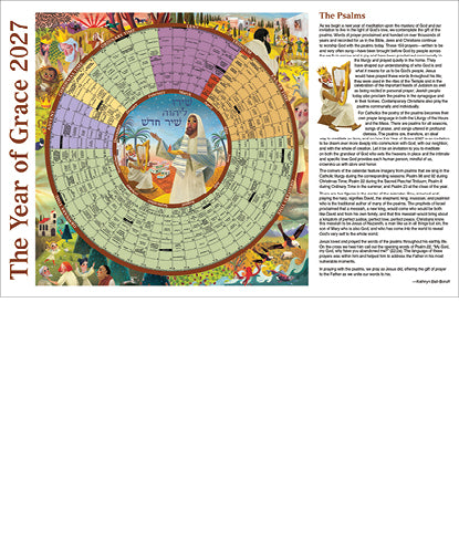 The Year of Grace Liturgical Calendar 2027, Paper Notebook Pack of 25, 11 x 17